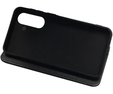 Dėklas Just Must JM STAND FLIP CASE, skirta Galaxy A37, juoda