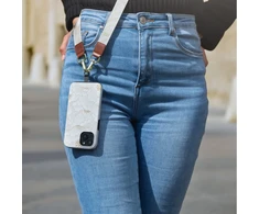 Telefono Dėklas - MIO Baltas Roses Suderinamas Su MagSafe Samsung S25 5G, Baltas