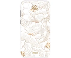Telefono Dėklas - MIO Baltas Roses Suderinamas Su MagSafe Samsung S25 5G, Baltas