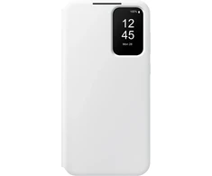 Telefono Dėklas - Samsung Galaxy A35 Smart View Wallet Case, Card Holder, Balta