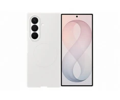 Telefono Dėklas - Samsung Galaxy Fold 8 Ultra Silikoninis Dėklas su Magnetu, Baltas
