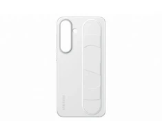 Telefono Dėklas - Samsung Galaxy S25 Plus stovintis laikiklis, baltas