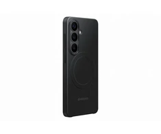 Telefono Dėklas - Samsung Galaxy S26 Silikoninis Magnetinis Dėklas, Belaidis Įkrovimas, Juoda