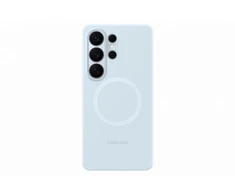 Telefono Dėklas - Samsung Galaxy S26 Ultra Silikoninis Magnetinis Dėklas, Belaidis Įkrovimas, Šviesiai Mėlyna