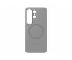Telefono Dėklas - Samsung Galaxy S26 Ultra Silikoninis Magnetinis Dėklas, Belaidis Įkrovimas, Pilka