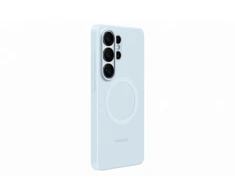 Telefono Dėklas - Samsung Galaxy S26 Ultra Silikoninis Magnetinis Dėklas, Belaidis Įkrovimas, Šviesiai Mėlyna