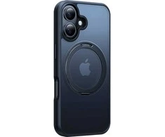 Torras Ostand Pro dėklas, skirtas iPhone 16 (juodas)