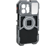 Telefono Dėklas - VRIG iPhone 14 Pro Max Aliuminis su Hot Shoe System ir Veidrodžiu