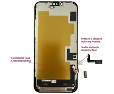 Telefono Ekranas - HX iPhone 14 Plus LTPO Minkšto OLED 60 Hz Ekrano Modulis