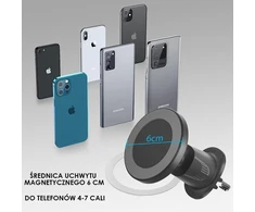 Telefono Laikiklis - EXTREME O-14 MagSafe Magnetinis Telefono Laikiklis Montuoti Automobilio Oro Angoje