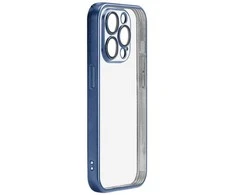 Apsauginis telefono dėklas Joyroom JR-15Q4, skirtas iPhone 15 Pro Max (matinė mėlyna)