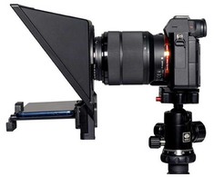 Teleprompter - FEELWORLD TP2A 8" išmaniojo telefono/planšetinio kompiuterio prizmė nuotolinis juodas