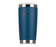 Terminis Puodelis - Humanas Fluo 600 ml Nerūdijančio Plieno, Nepralaidus, Mėlynas