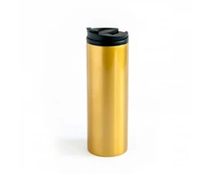 Termosas - ARGO Nerūdijančio Plieno Termosas TUBO 500ml 220x70mm Auksinė