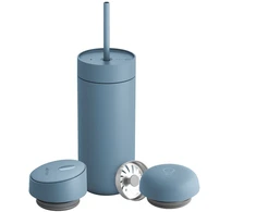 Termo puodelis 473 ml Carter Move Mug 3w1 +3 nakrętki Fellow pudrowy mėlyna