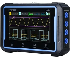 Testavimo įranga - FNIRSI 2C53P 50MHz 250MSa/s Osiloskopas Multimetras DDS Generatorius