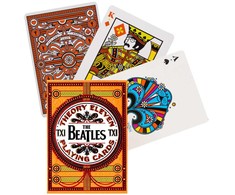 Theory 11 Theory11 The Beatles Žaidimo Kortos (Oranžinės)
