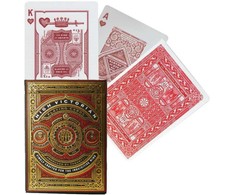 Theory 11 Žaidimų Kortos - Theory11 High Victorian 52 Kortos 2 Džokeriai Raudonos