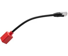 Tinklo Adapteris - LINDY Cat.6A Break-Away, RJ-45, 500MHz, 0.2 m, Juodas