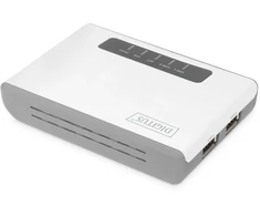 Tinklo Įranga - Digitus 2 Port USB 2.0 Belaidis Multi-Funkcinis Tinklo Serveris 300 Mbps