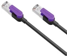 Cabletime Kabelis Cat8 S/STP, 10m, juodas