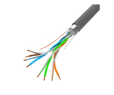 Kabelis FTP Lanberg LCF5-10CC-0305-S (F/UTP, RJ45 - F/UTP, RJ45 , F/UTP, 305m, 5e, pilka spalva)