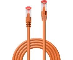 Tinklo Kabelis - LINDY Cat.6 S/FTP Tinklo Kabelis, M/M, RJ45, 250MHz, 27AWG, 20 m, Oranžinis