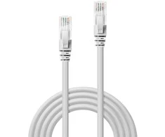 Tinklo Kabelis - LINDY Cat.6 U/UTP Tinklo Kabelis, RJ45, M/M, 250MHz, 7.5 m, Baltas