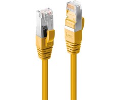Tinklo Kabelis - LINDY Cat.6A S/FTP LSZH Tinklo Kabelis, RJ45, M/M, 500MHz, 0.5 m, Geltonas