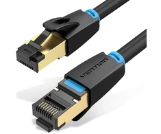 Tinklo kabelis - Vention Cat.8 SFTP Komutacinis kabelis 20m 2000MHz Juodas