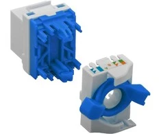 TECHLY CAT 6a KeyStone RJ45 Jack UTP neekranuotas įrankis be įrankių