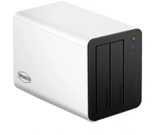 Maršrutizatorius „TERRAMASTER F2-425 Plus“ NAS failų serveris su „Intel N5095“, 4 GB RAM, 2 lizdais