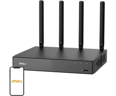 Tinklo Vaizdo Įrašymo Įrenginys - IMOU N118W 18-Kanalo 4K H.265/H.264 16TB Wi-Fi 6 Juodas