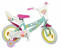 Toimsa Vaikiškas Dviratis - Peppa Pig 14" Žalias