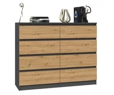 Top E Shop Komoda - Topeshop M8 120 ANT/ART KPL