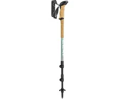 Trekkingo lazda - LEKI Makalu Lite 90-125 cm aliuminio Aergon Air Grip pilkai-žalia