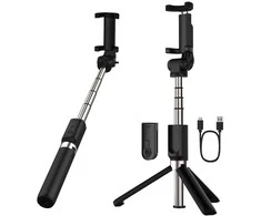 Trikojis Stovas - Apexel APL-D3 Mini su Bluetooth Nuotolinio Valdymo 25-55 cm Aukščio