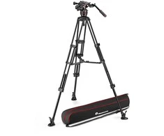 Tripod - Manfrotto Rinkinys Twin Alu 608 Skysčio Galva