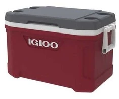 Igloo Latitude Cool box 52 49L, Raudona