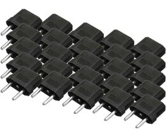 UPH AC adapteris/perėjimas iš US į EU(2.5/250V, 10A) - 25 vnt.