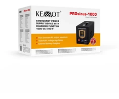 UPS - KEMOT PROsinus-1000 1 000 VA/700 W juodas
