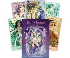 US Games Systems Fairy Gems A Crystal Oracle Kortų Ir Knygos Rinkinys