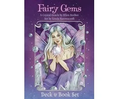 US Games Systems Fairy Gems A Crystal Oracle Kortų Ir Knygos Rinkinys