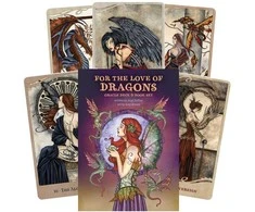 US Games Systems For The Love Of Dragons Oracle Kortų Ir Knygos Rinkinys