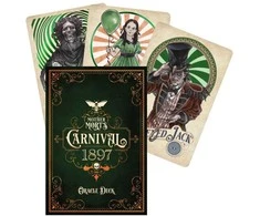 Us Games Systems Orakulo Kortų Rinkinys - Motinos Mort Carnival 1897 32 Kortos 80 Puslapių Knyga