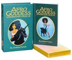 Us Games Systems Orakulo Kortų Rinkinys - Afro Dievo Lenormand 37 Kortos su Gidu