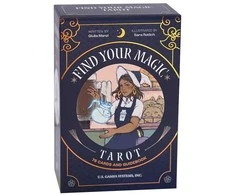 Us Games Systems Taro Kortų Rinkinys - Find Your Magic Taro 78 Kortos ir Gidas 14x9.3x6.1 cm