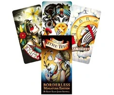 Us Games Systems Tarot Kortos - Aštuoni Monetų Tatuiruotės Tarot Mini Leidimas 78 Kortos 4.0 x 7.5 cm
