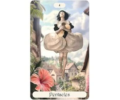 Us Games Systems Tarot Kortos - Magiškos Valandos Tarot 78 Kortų su Gidu 12x16.2x5.8 cm