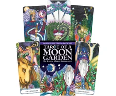 US Games Systems Tarot Of A Moon Garden Borderless Kortos